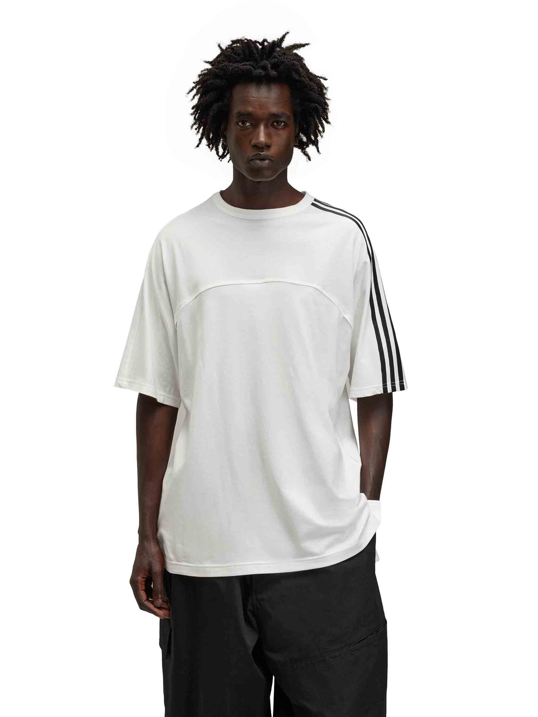 Adidas Y-3 Hombre Barcelona Camiseta Y-3 3-Stripes color Blanco sku 553-004074 01 - Foto 1