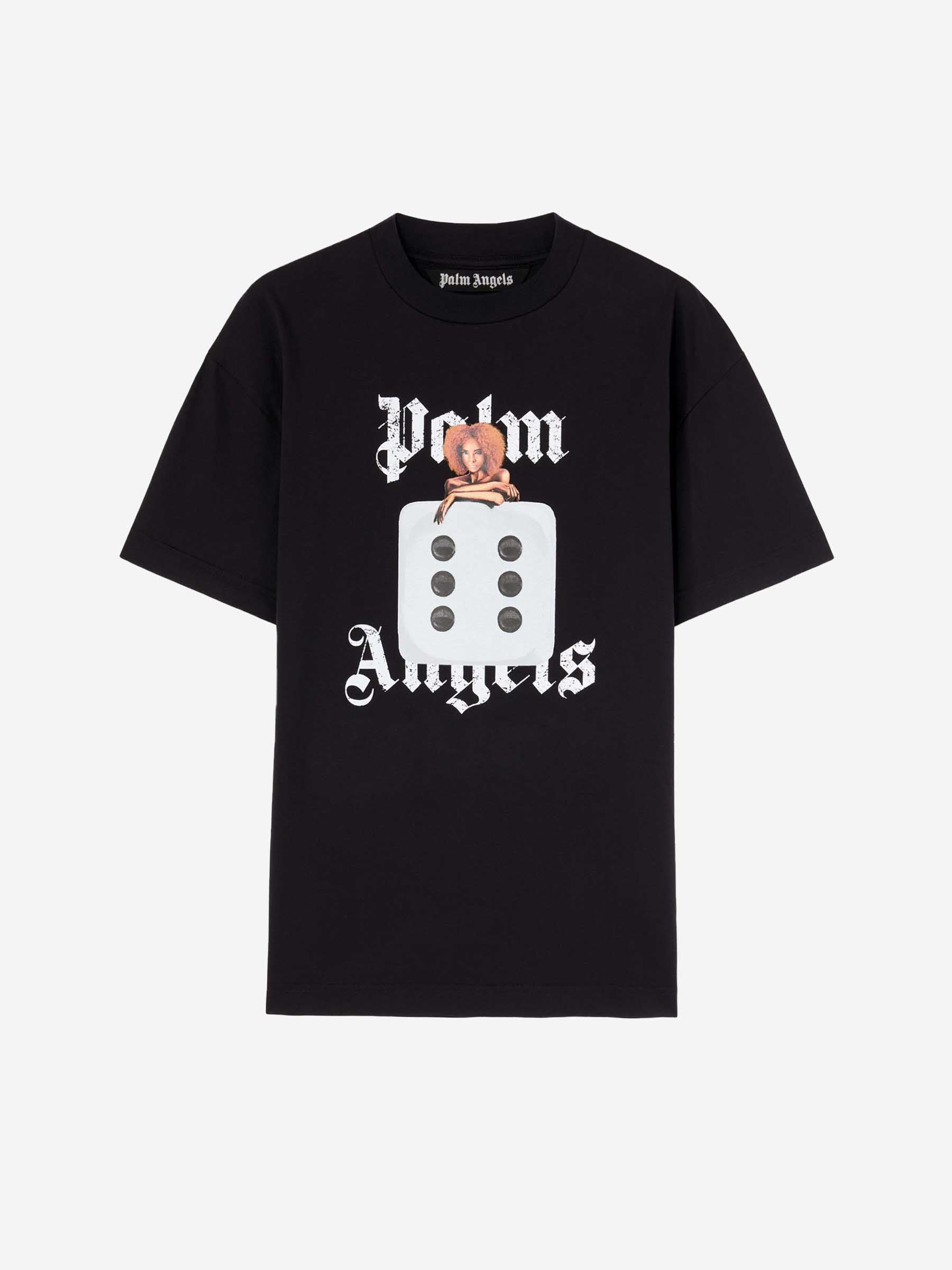 Palm Angels Hombre Barcelona Camiseta Pin Up color Negro sku 553-004082 01 - Foto 1