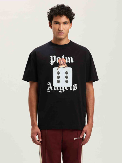 Palm Angels Hombre Barcelona Camiseta Pin Up color Negro sku 553-004082 01 - Foto 3