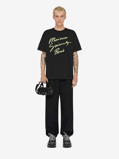 Givenchy Hombre Barcelona Camiseta Logo Algodón color Negro sku 553-004087 01 - Foto 2