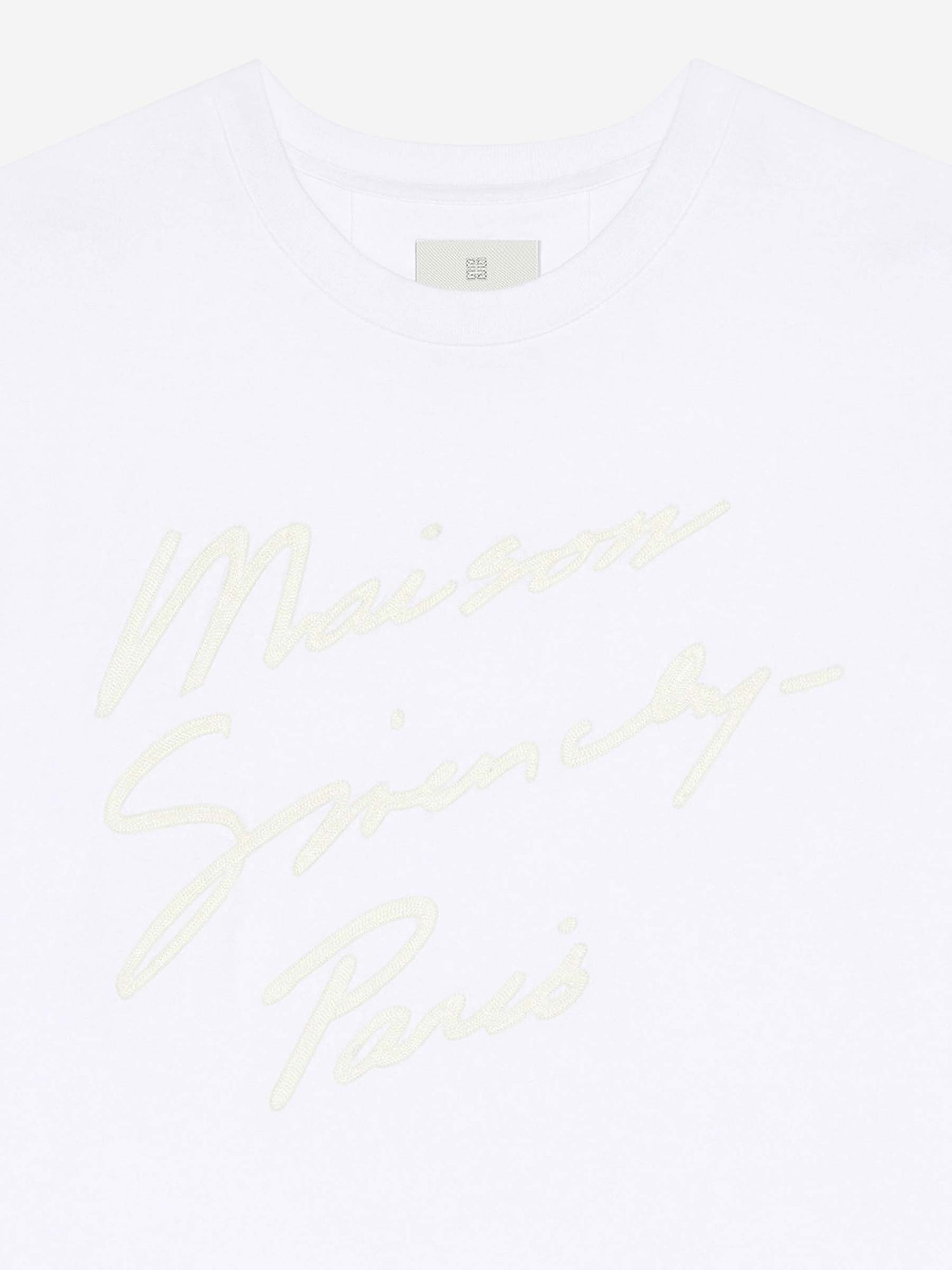 Givenchy Hombre Barcelona Camiseta Logo Algodón color Blanco sku 553-004087 02 - Foto 4