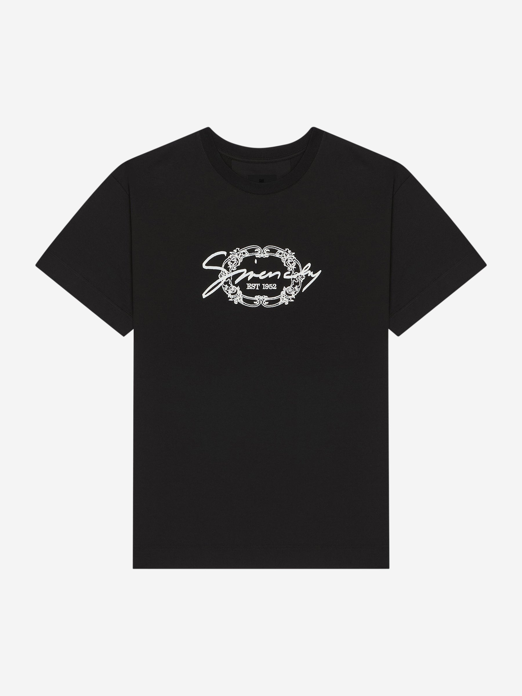Givenchy Hombre Barcelona Camiseta Logo Algodón color Negro sku 553-004088 01 - Foto 1