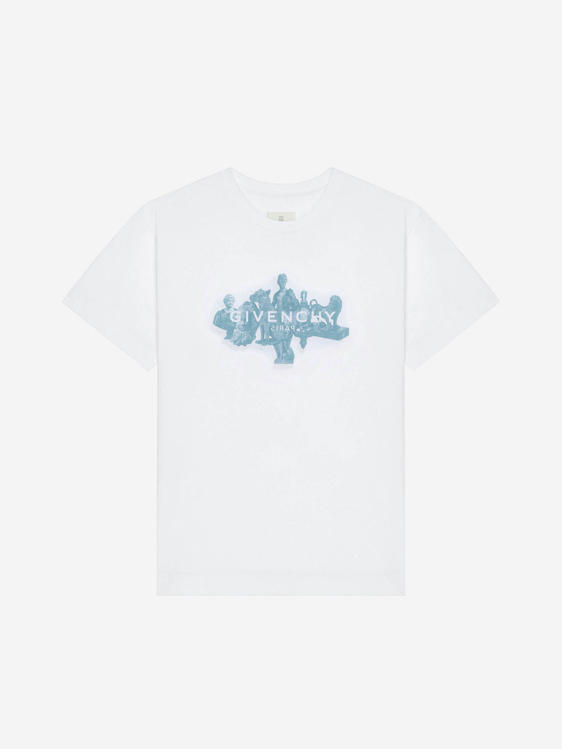 Givenchy Hombre Barcelona Camiseta Logo Algodón color Blanco sku 553-004089 01 - Foto 1