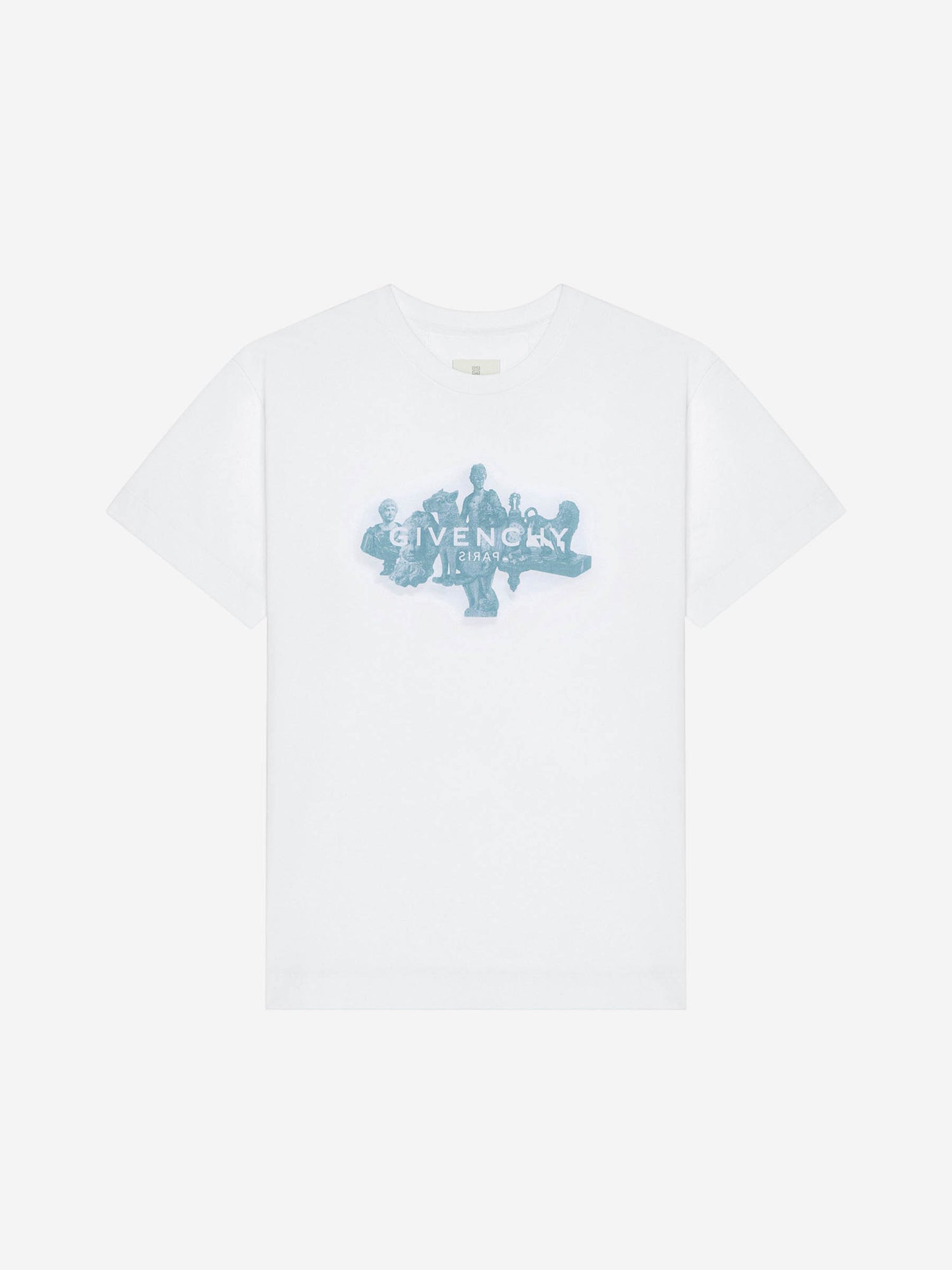 Givenchy Hombre Barcelona Camiseta Logo Algodón color Blanco sku 553-004089 01 - Foto 1