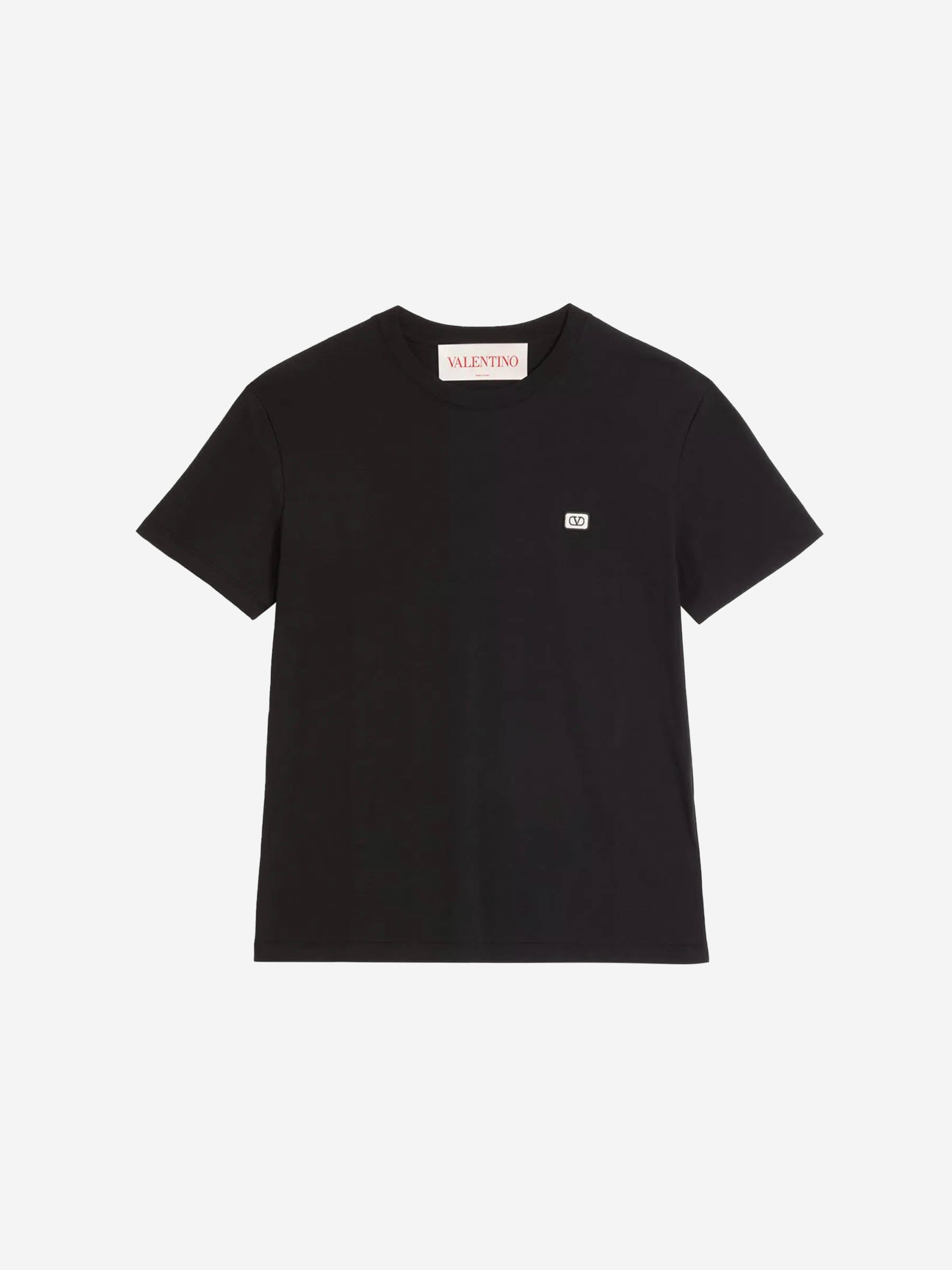 Valentino Hombre Barcelona Camiseta Logo Algodón color Negro sku 553-004092 00 - Foto 1