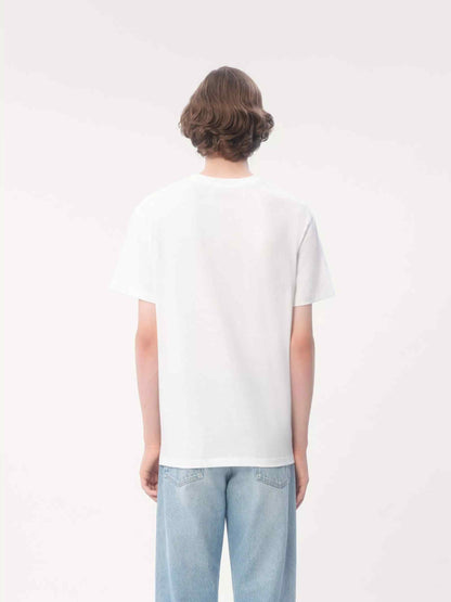 Valentino Hombre Barcelona Camiseta Logo Algodón color Blanco sku 553-004092 01 - Foto 4