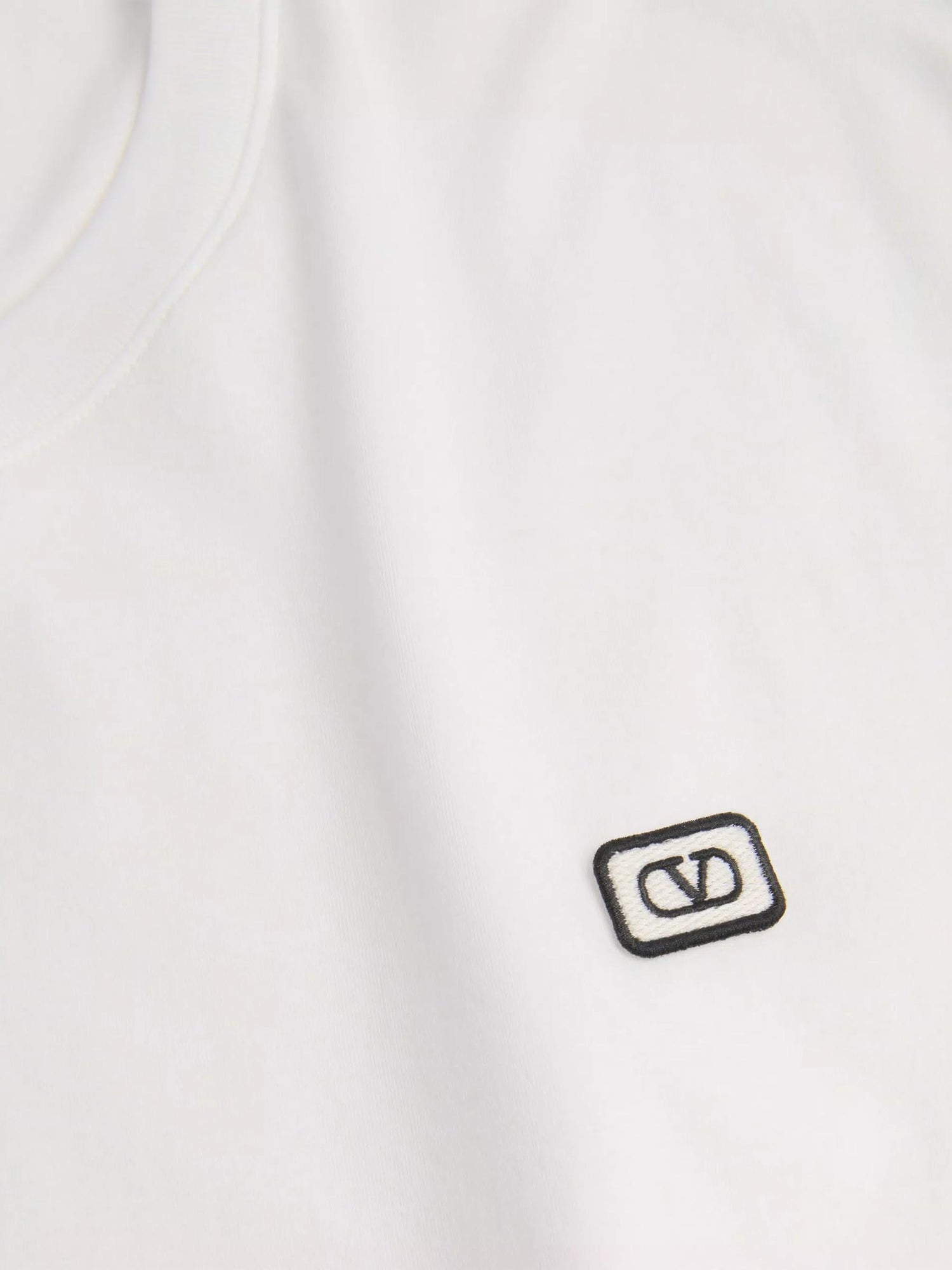 Valentino Hombre Barcelona Camiseta Logo Algodón color Blanco sku 553-004092 01 - Foto 2