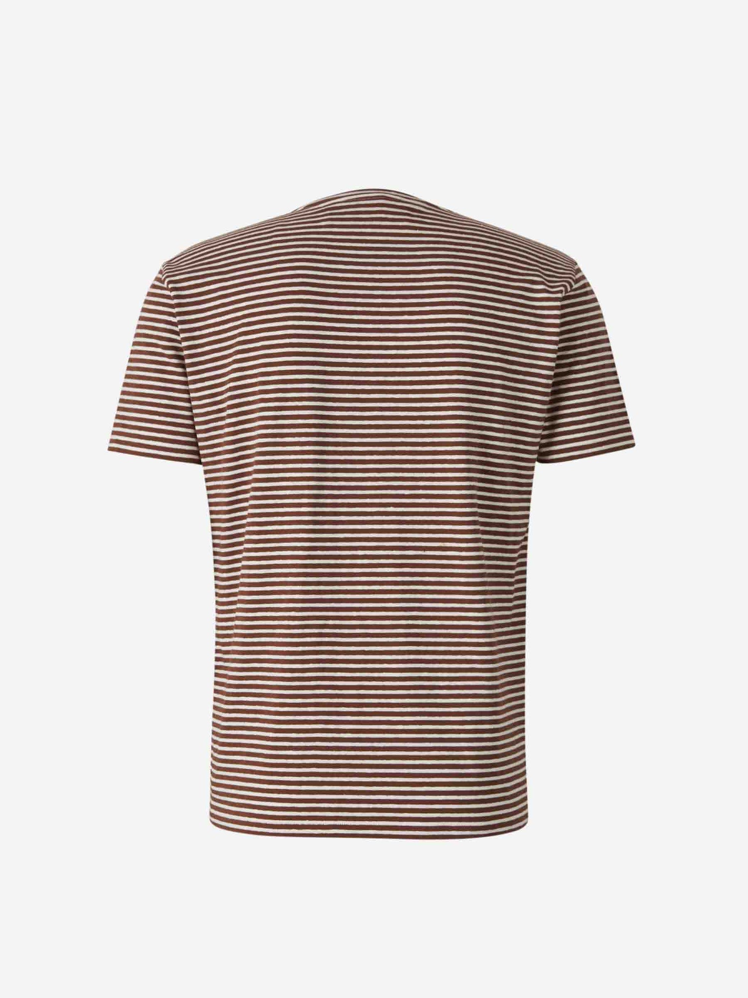 Valentino Hombre Barcelona Camiseta Rayas Chez color Marrón sku 553-004094 00 - Foto 2