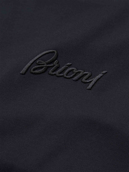 Brioni Hombre Barcelona Camiseta Logo Contraste color Azul Cobalto sku 553-004109 01 - Foto 3