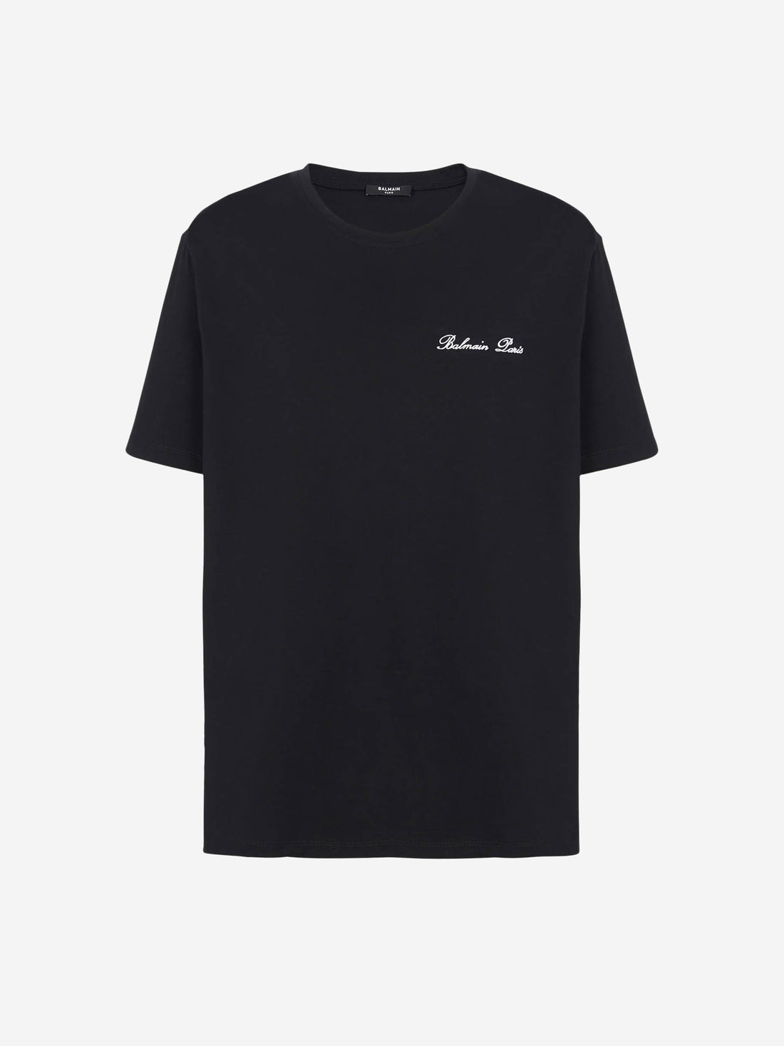 Balmain Hombre Barcelona Camiseta Logo Algodón color Negro sku 553-004112 01 - Foto 1