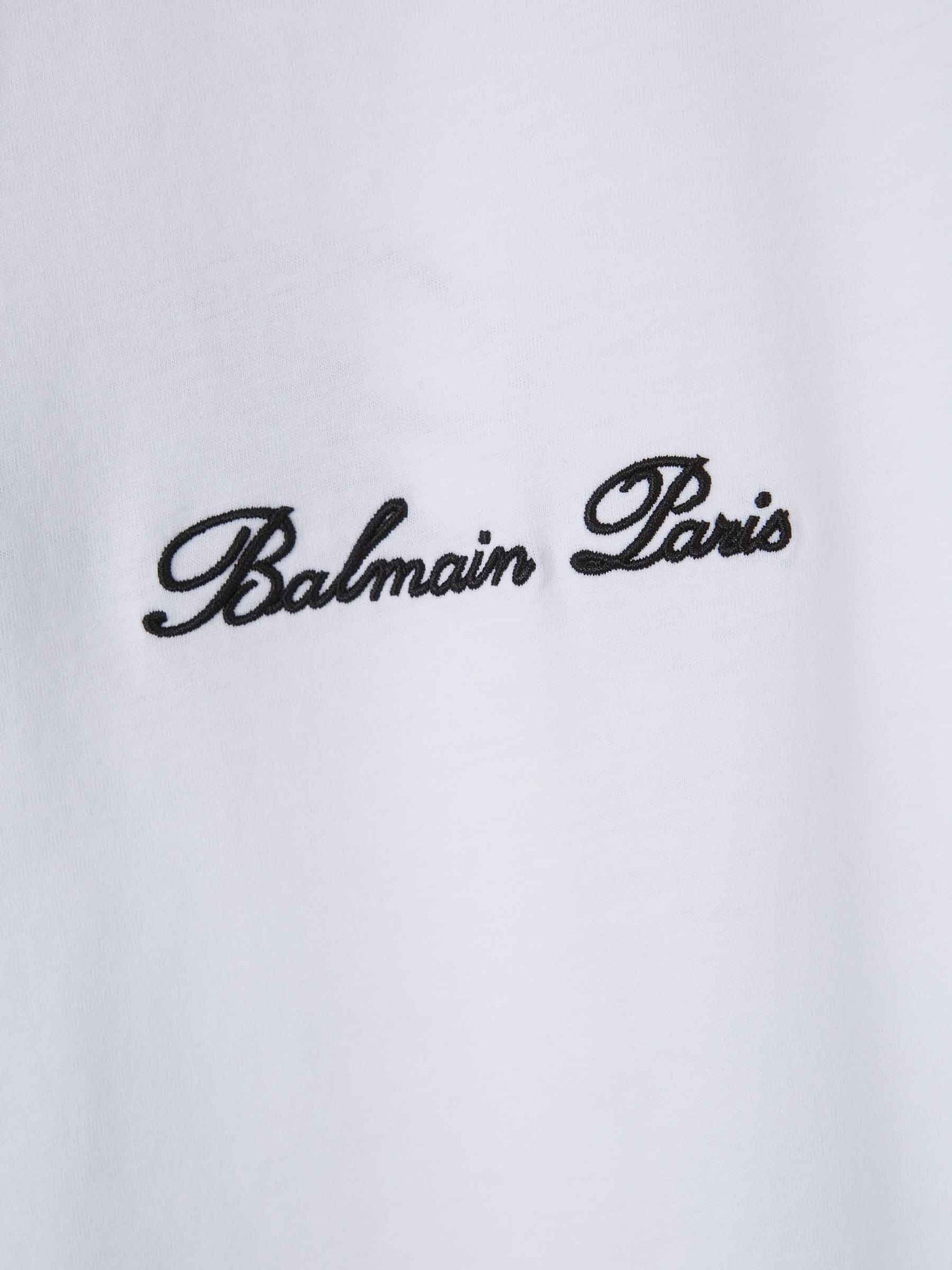 Balmain Hombre Barcelona Camiseta Logo Algodón color Blanco sku 553-004112 02 - Foto 4