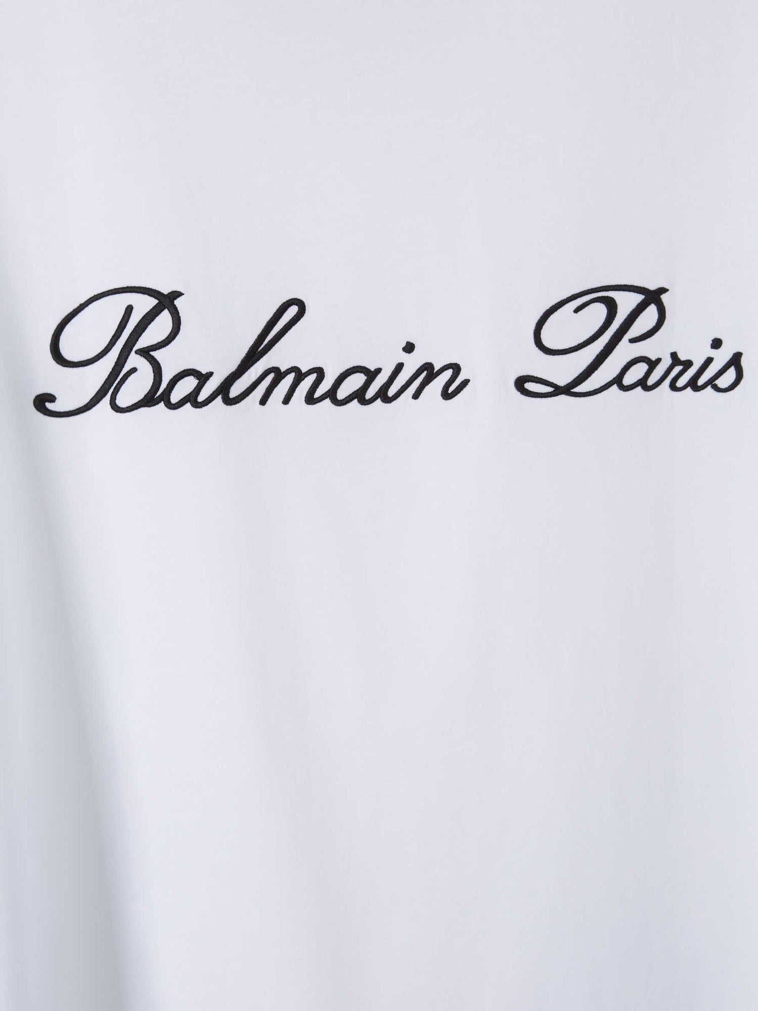 Balmain Hombre Barcelona Camiseta Logo Algodón color Blanco sku 553-004112 02 - Foto 5
