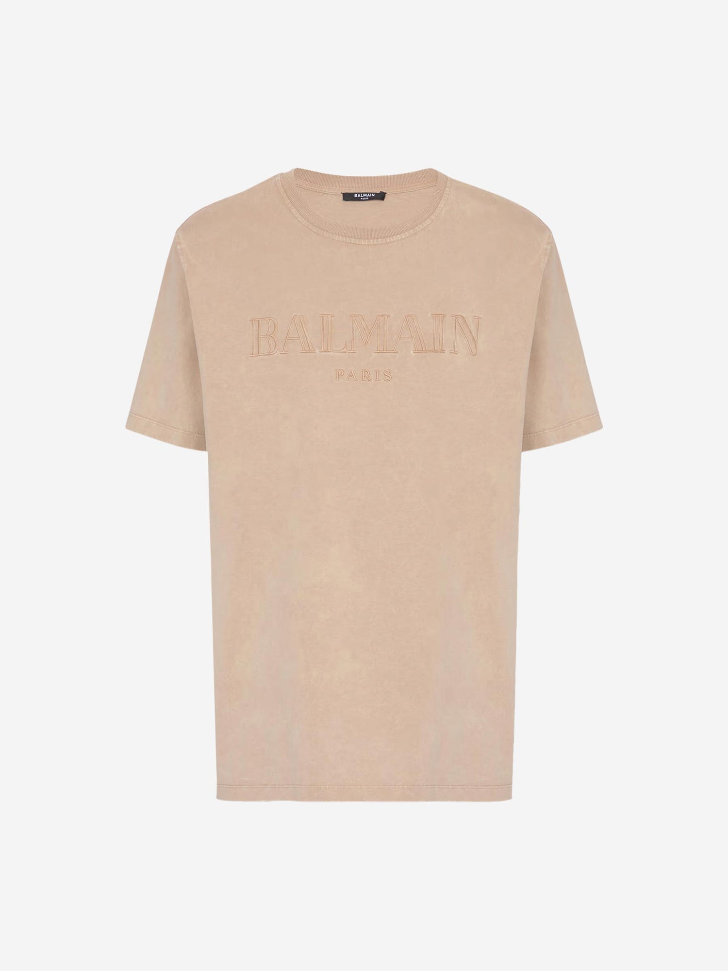 Balmain Hombre Barcelona Camiseta Logo Algodón color Nude sku 553-004113 03 - Foto 1