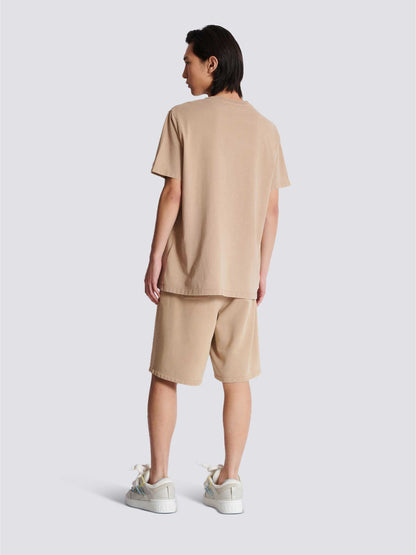 Balmain Hombre Barcelona Camiseta Logo Algodón color Nude sku 553-004113 03 - Foto 3