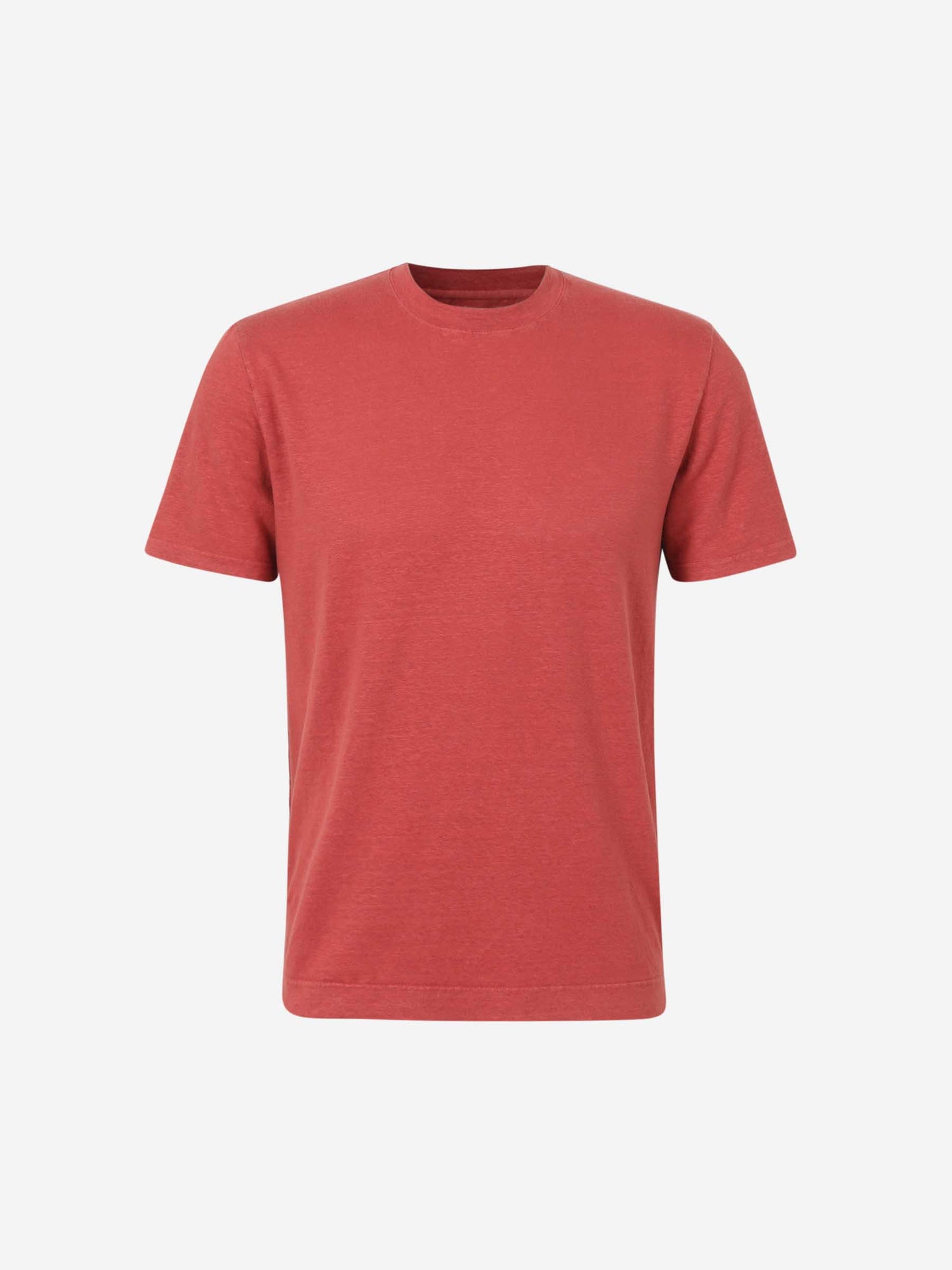 Outlet online Santa Eulalia Hombre Camiseta Punto Lino color Terracota sku 553-004116 03 - Foto 1