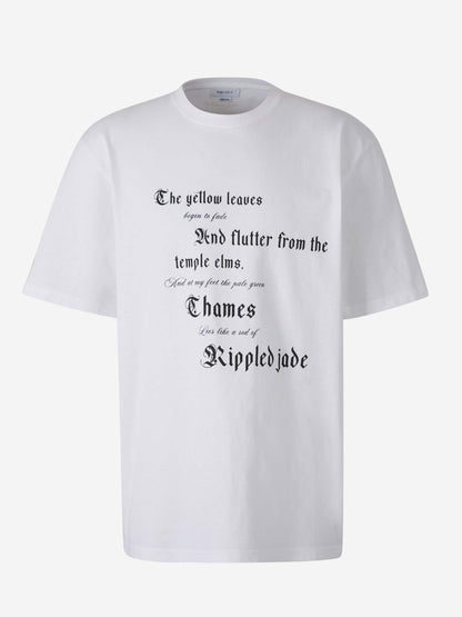 Alexander McQueen Hombre Barcelona Camiseta Logo Algodón color Blanco sku 553-004117 01 - Foto 1