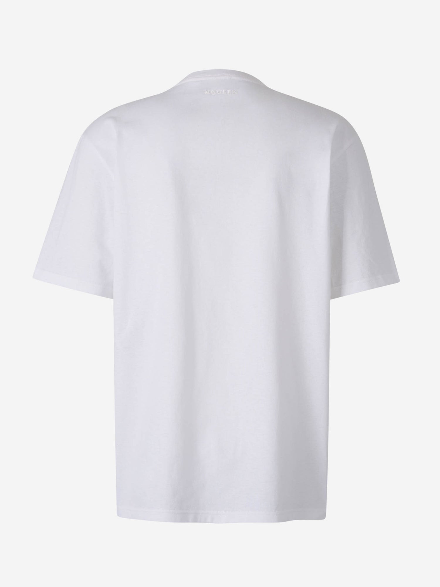 Alexander McQueen Hombre Barcelona Camiseta Logo Algodón color Blanco sku 553-004117 01 - Foto 2