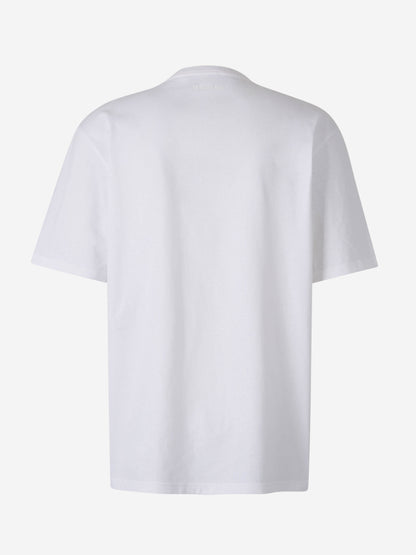 Alexander McQueen Hombre Barcelona Camiseta Logo Algodón color Blanco sku 553-004117 01 - Foto 2