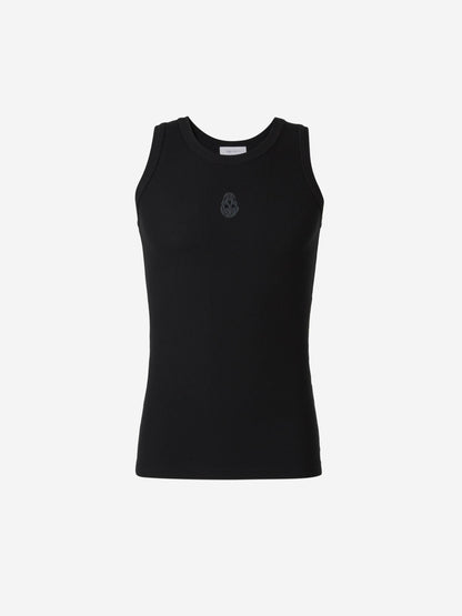 Outlet online McQueen Hombre Camiseta Tirantes Algodón color Negro sku 553-004118 01 - Foto 1