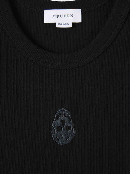 Alexander McQueen Hombre Barcelona Camiseta Tirantes Algodón color Negro sku 553-004118 01 - Foto 4