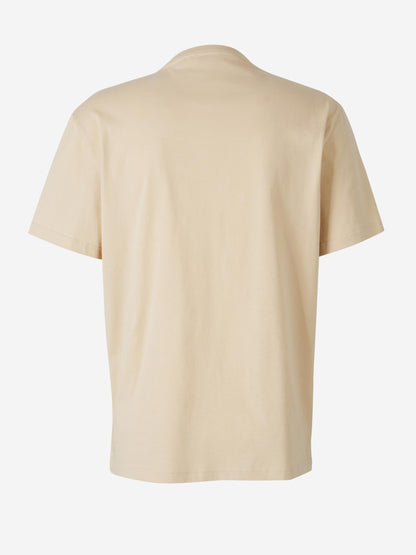 Alexander McQueen Hombre Barcelona Camiseta Logo Algodón color Beige sku 553-004119 01 - Foto 2