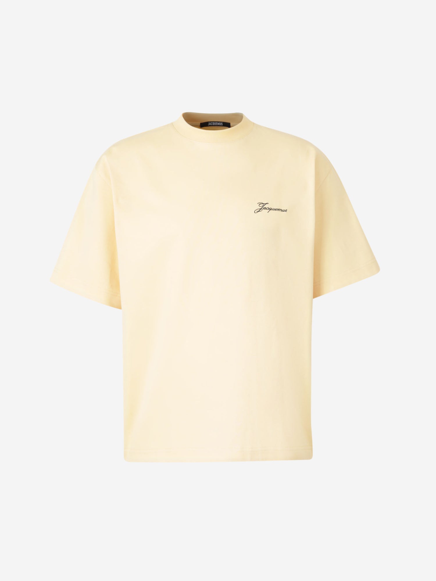 Jacquemus Hombre Barcelona Camiseta Haltères Algodón color Amarillo Claro sku 553-004125 00 - Foto 1