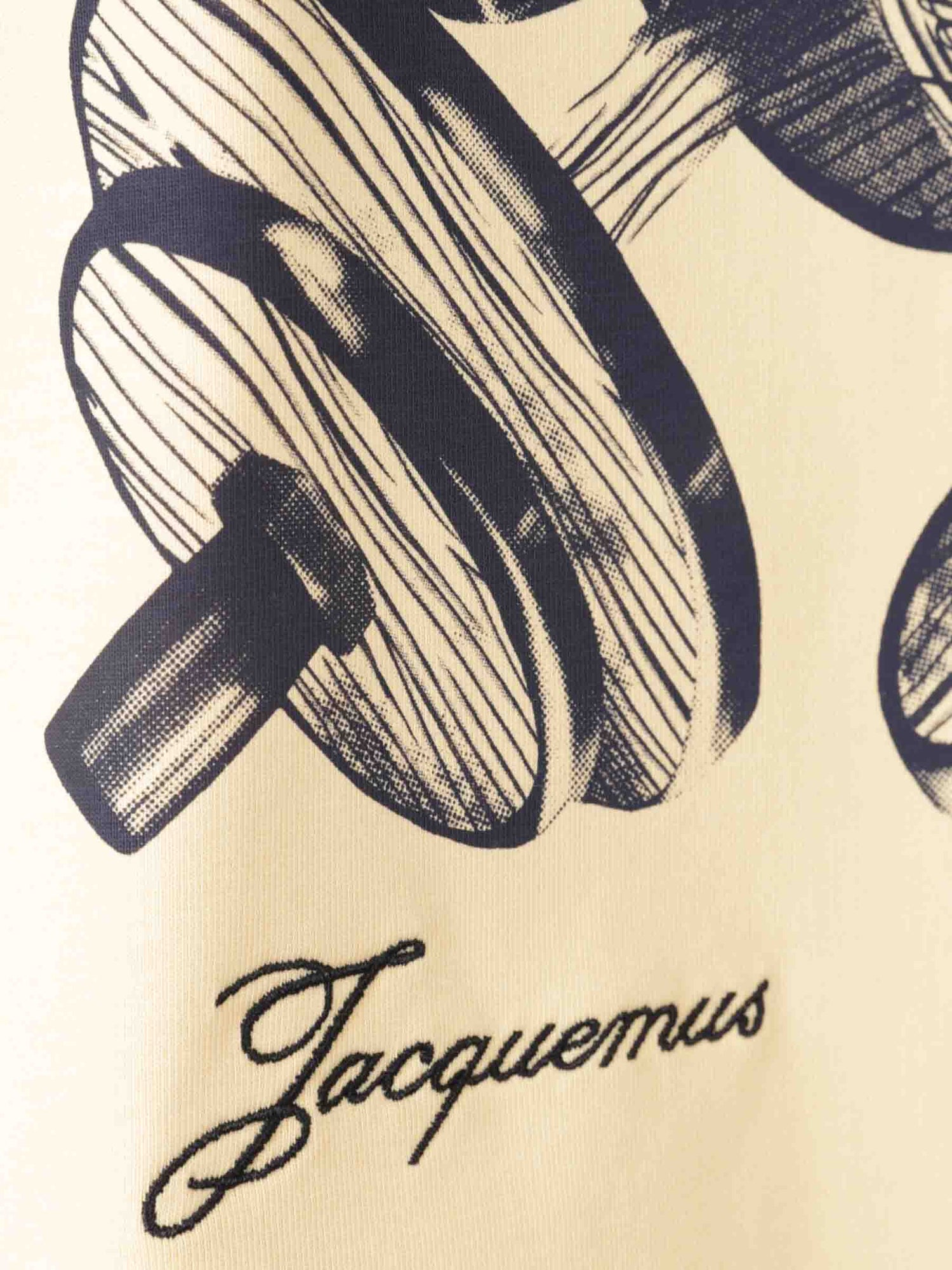 Jacquemus Hombre Barcelona Camiseta Haltères Algodón color Amarillo Claro sku 553-004125 00 - Foto 3