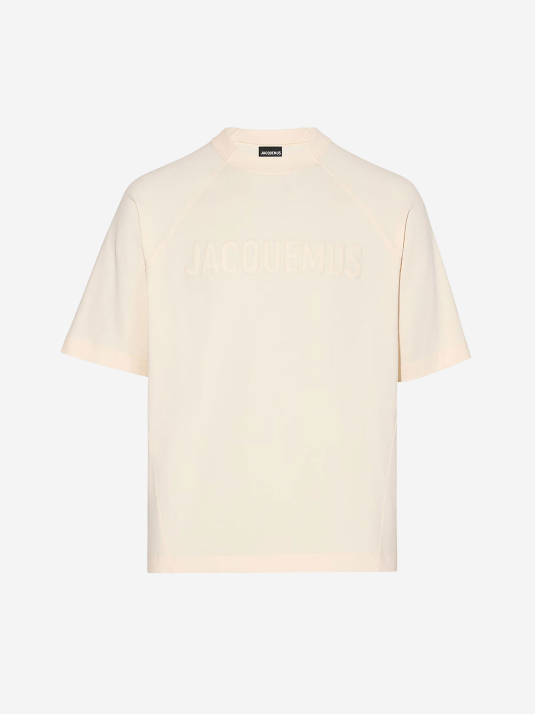 Jacquemus Hombre Barcelona Camiseta Logo Typo color Beige sku 553-004129 00 - Foto 1