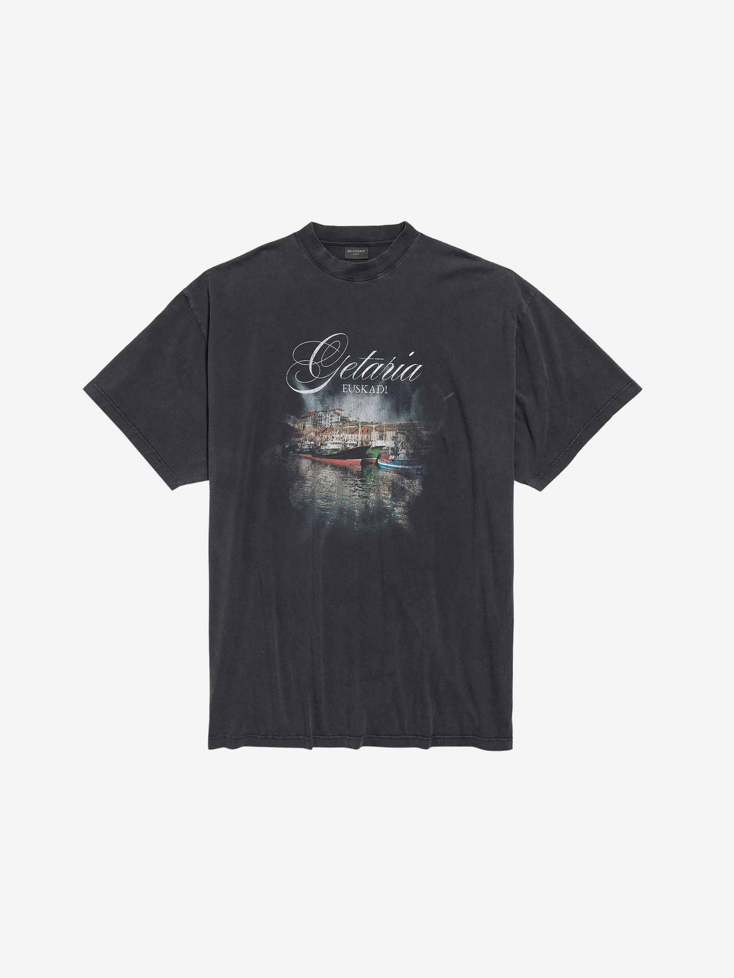 Outlet online Balenciaga Hombre Camiseta Getaria Oversized color Negro sku 553-004144 01 - Foto 1