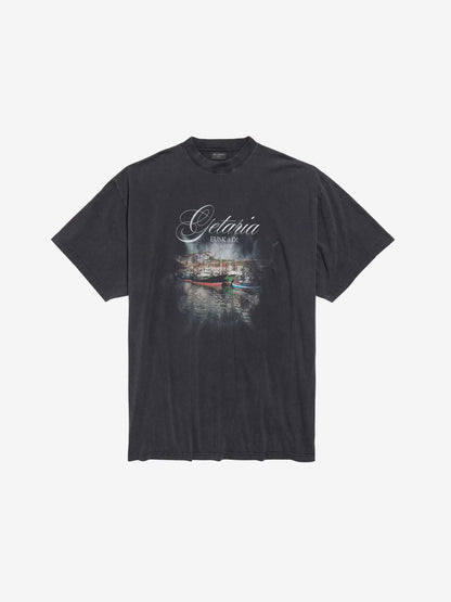 Outlet online Balenciaga Hombre Camiseta Getaria Oversized color Negro sku 553-004144 01 - Foto 1