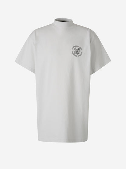 Outlet online Balenciaga Hombre Camiseta Logo Algodón color Blanco sku 553-004145 01 - Foto 1