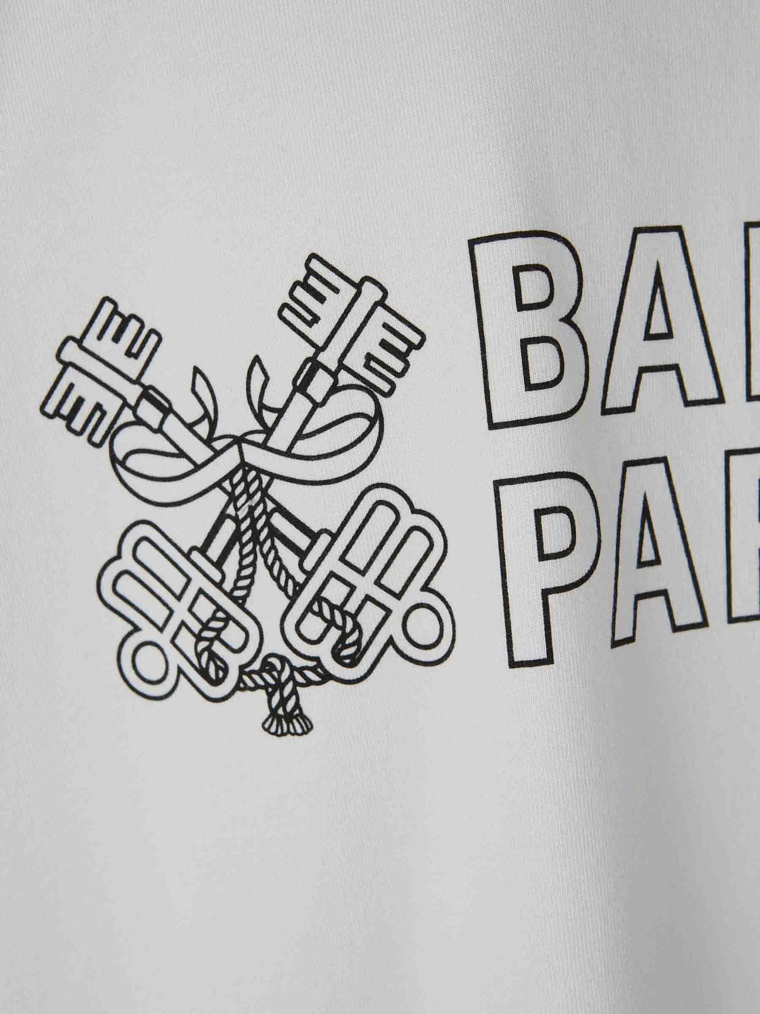 Outlet online Balenciaga Hombre Camiseta Logo Algodón color Blanco sku 553-004145 01 - Foto 5