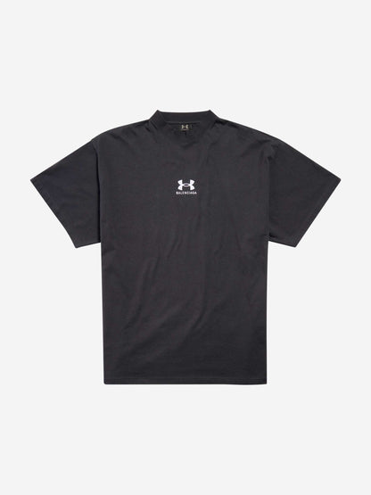 Outlet online Balenciaga X Under Armour Hombre Camiseta Logo Algodón color Negro sku 553-004148 01 - Foto 1