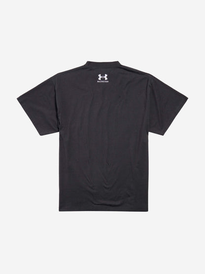 Outlet online Balenciaga X Under Armour Hombre Camiseta Logo Algodón color Negro sku 553-004148 01 - Foto 2
