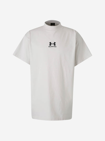 Outlet online Balenciaga X Under Armour Hombre Camiseta Logo Algodón color Blanco sku 553-004148 02 - Foto 1