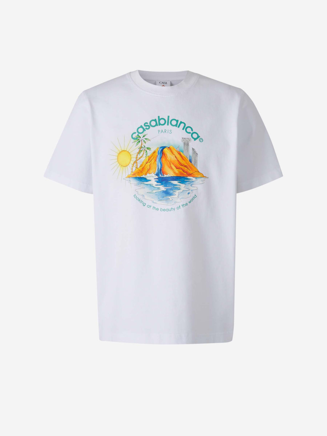 Casablanca Hombre Barcelona Camiseta Oasis Algodón color Blanco sku 553-004176 01 - Foto 1