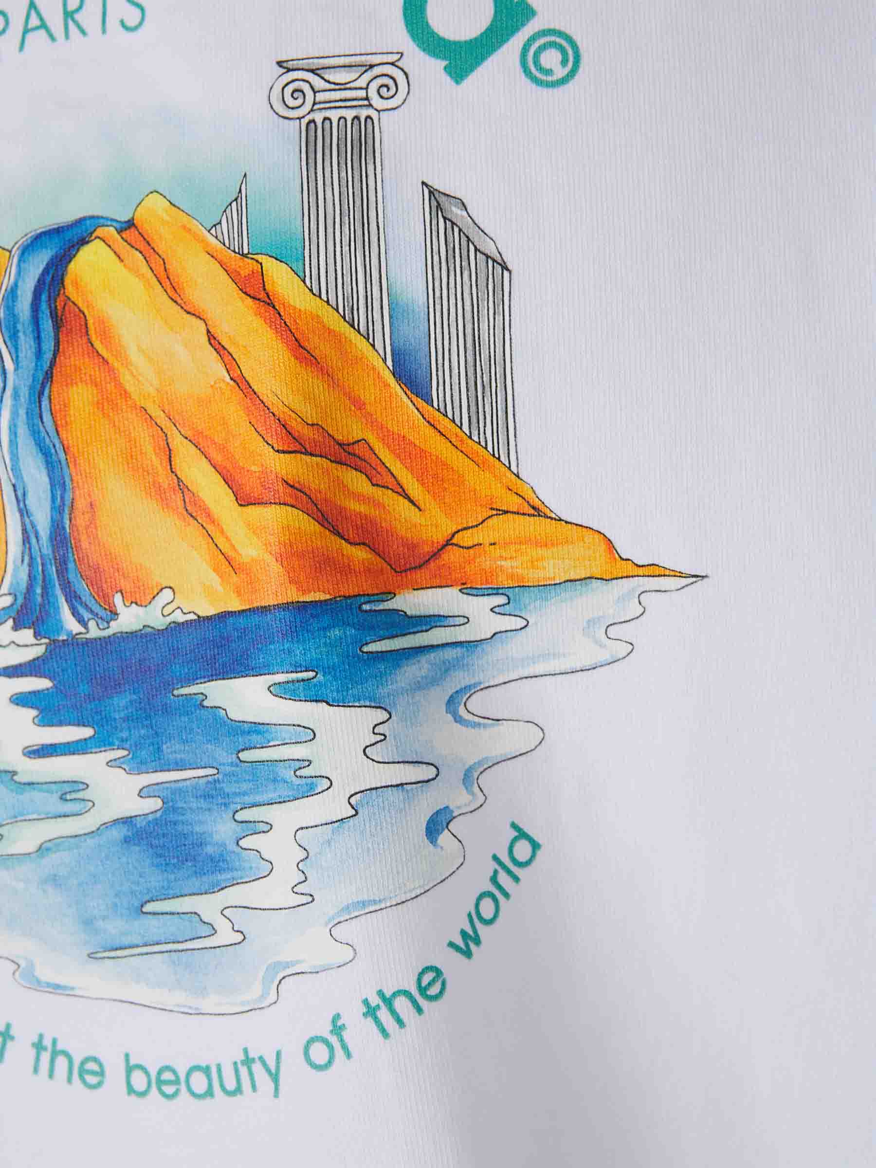 Casablanca Hombre Barcelona Camiseta Oasis Algodón color Blanco sku 553-004176 01 - Foto 5