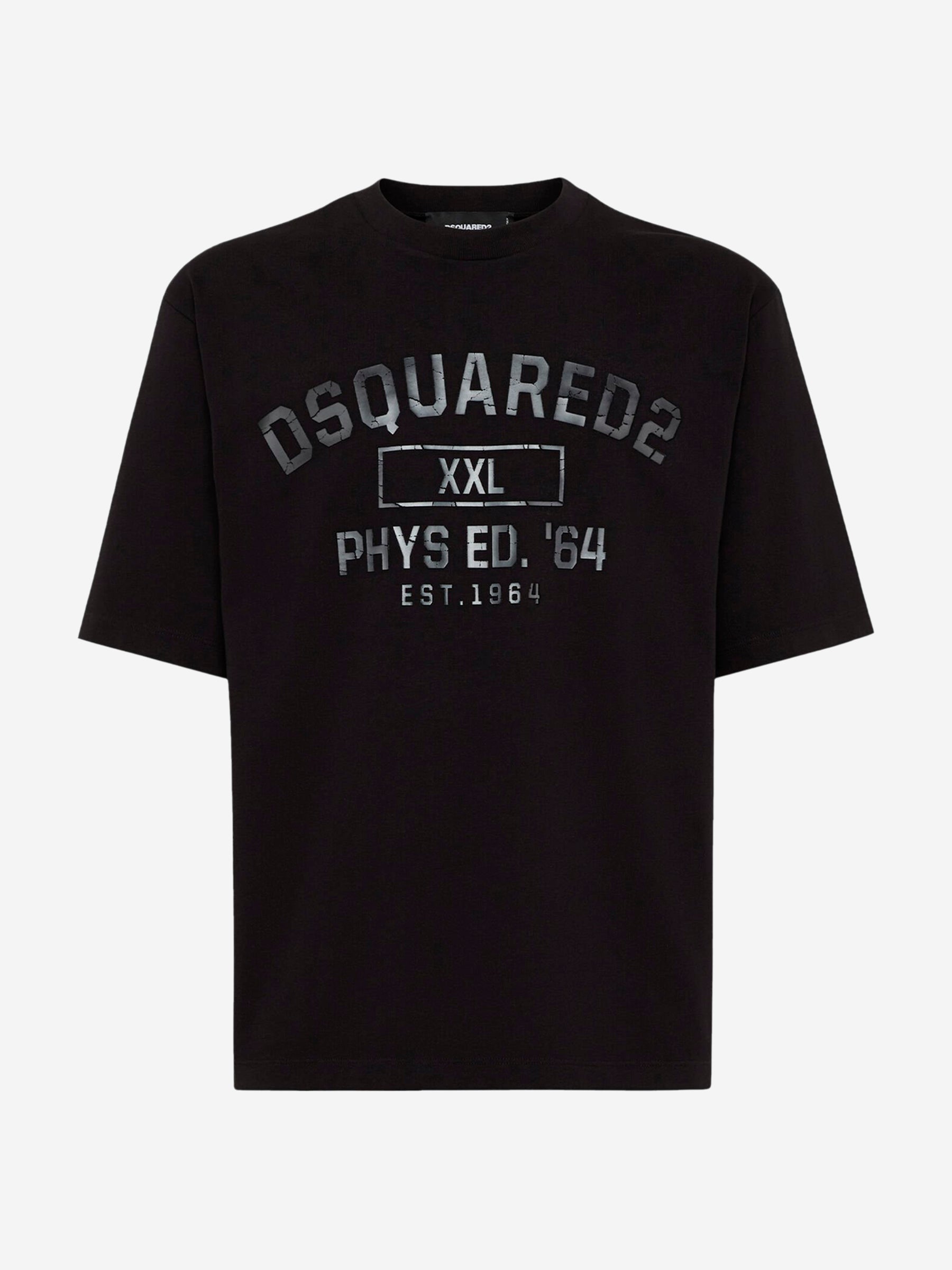 Dsquared2 Hombre Barcelona Camiseta Logo Algodón color Negro sku 553-004195 01 - Foto 1