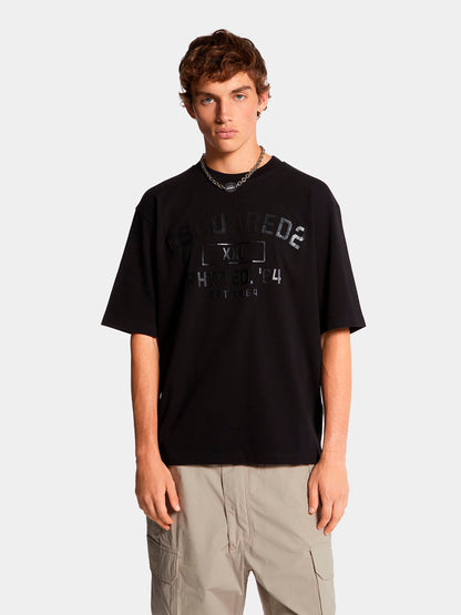 Dsquared2 Hombre Barcelona Camiseta Logo Algodón color Negro sku 553-004195 01 - Foto 2