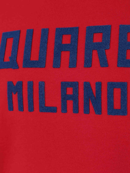 Dsquared2 Hombre Barcelona Camiseta Logo Algodón color Rojo sku 553-004197 01 - Foto 3