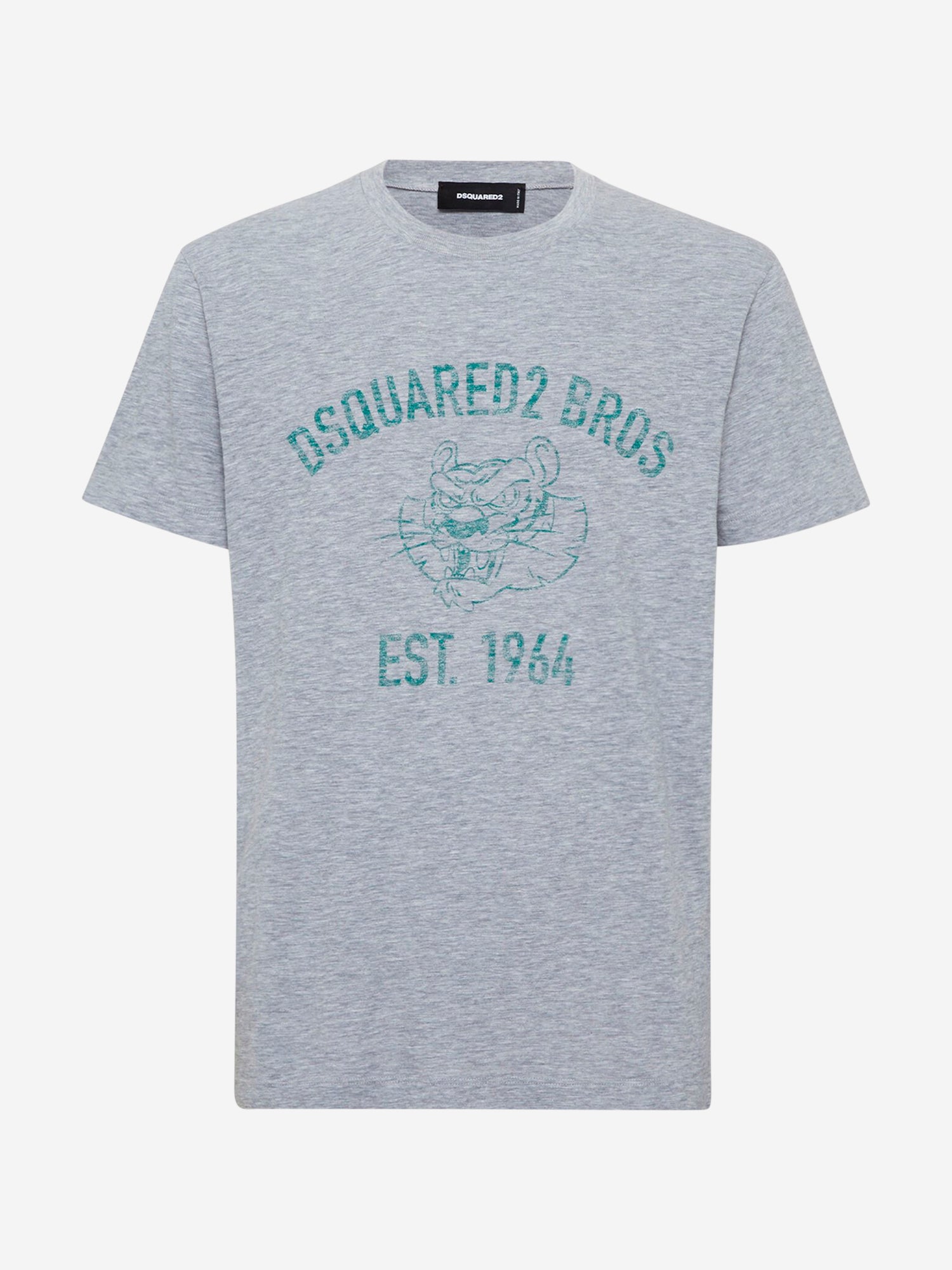 Dsquared2 Hombre Barcelona Camiseta Logo Algodón color Gris Piedra sku 553-004199 01 - Foto 1