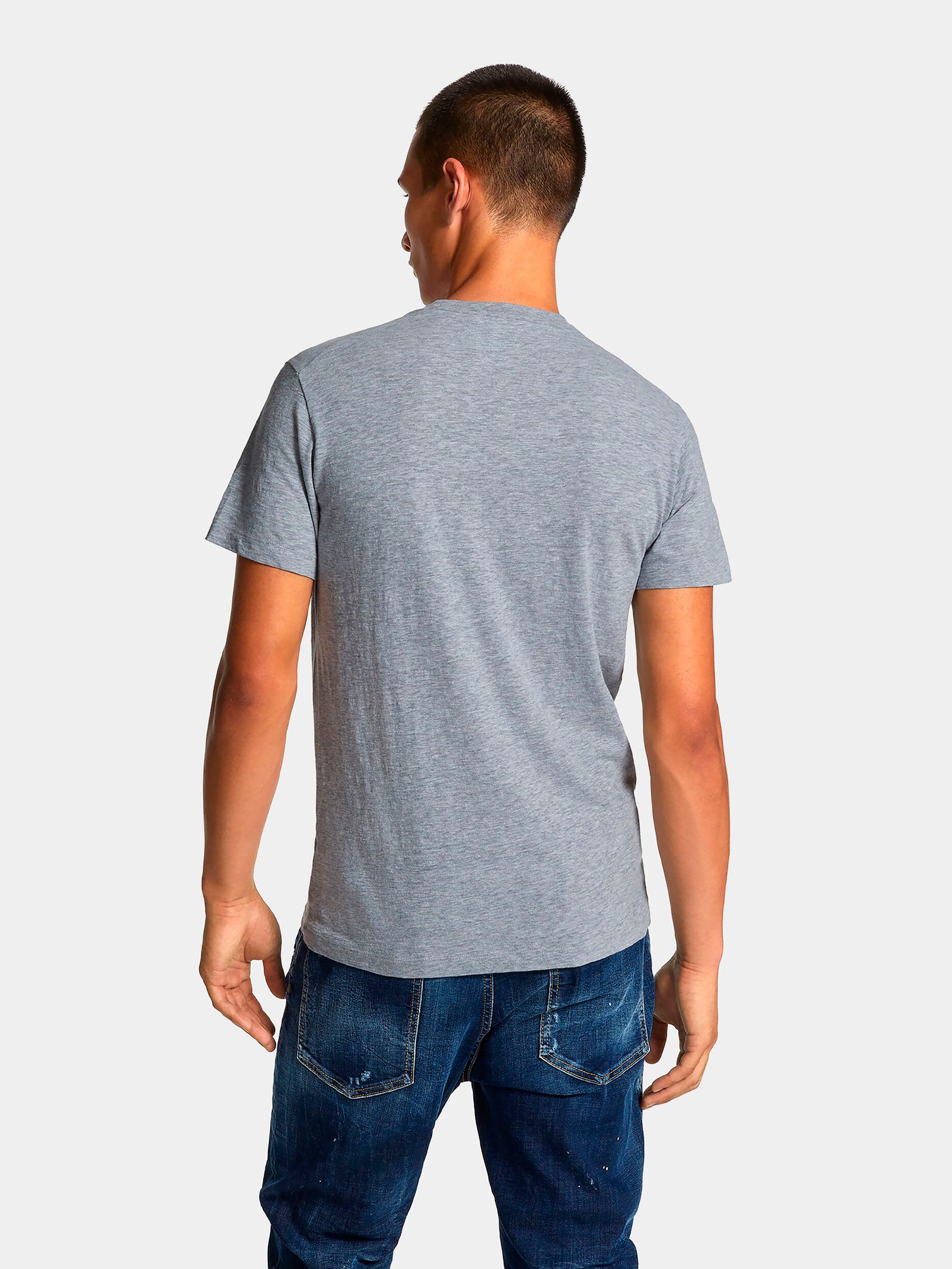 Dsquared2 Hombre Barcelona Camiseta Logo Algodón color Gris Piedra sku 553-004199 01 - Foto 3