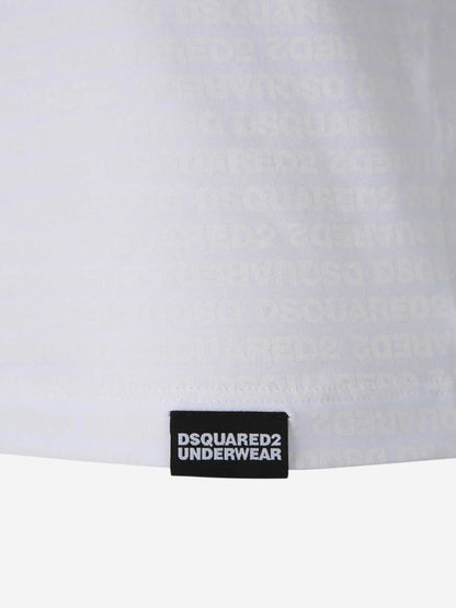 Dsquared2 Hombre Barcelona Camiseta Icon Estampada color Blanco sku 553-004202 02 - Foto 4