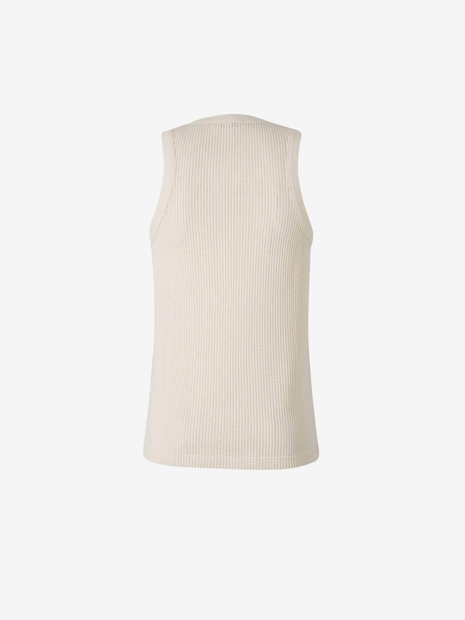 Wales Bonner Hombre Barcelona Camiseta Tirantes Algodón color Crema sku 553-004204 01 - Foto 2