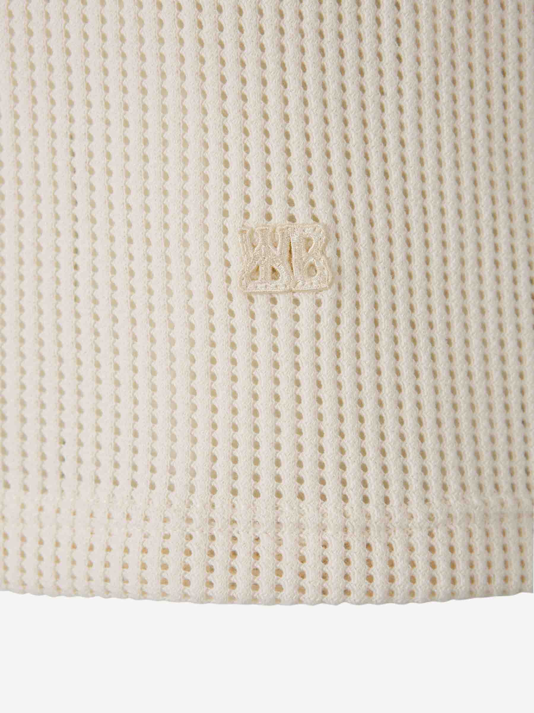 Wales Bonner Hombre Barcelona Camiseta Tirantes Algodón color Crema sku 553-004204 01 - Foto 4