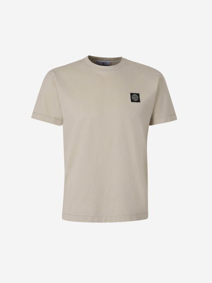Stone Island Hombre Barcelona Camiseta Logo Algodón color Crema sku 553-004207 04 - Foto 1
