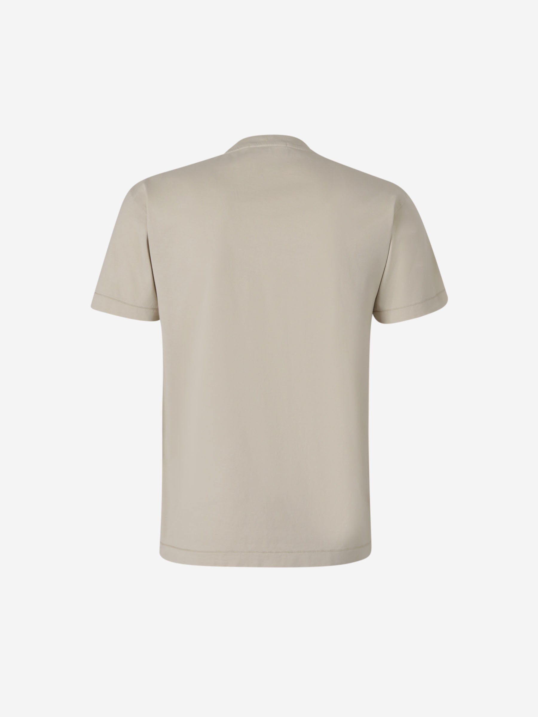 Stone Island Hombre Barcelona Camiseta Logo Algodón color Crema sku 553-004207 04 - Foto 2