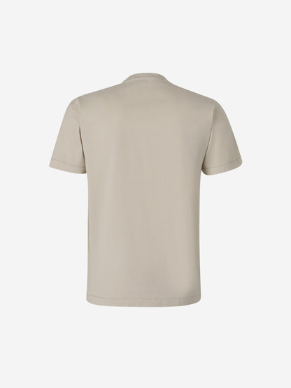 Stone Island Hombre Barcelona Camiseta Logo Algodón color Crema sku 553-004207 04 - Foto 2