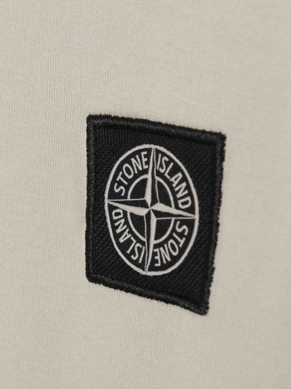 Stone Island Hombre Barcelona Camiseta Logo Algodón color Crema sku 553-004207 04 - Foto 4