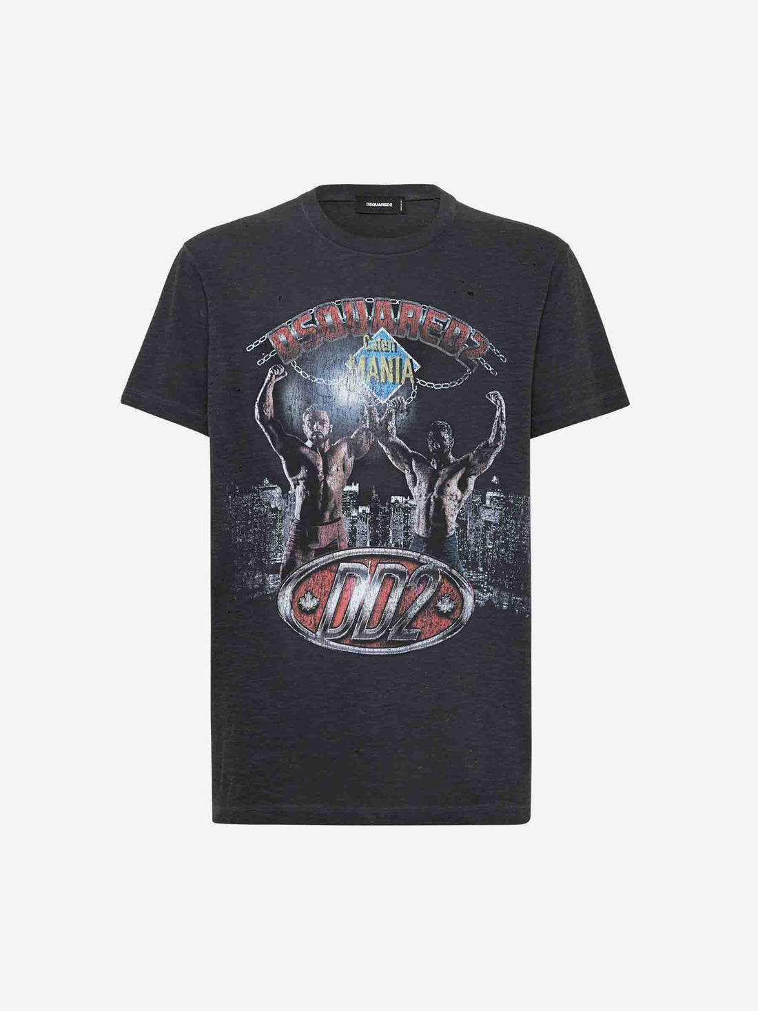 Dsquared2 Hombre Barcelona Camiseta Wrestler Vintage color Negro sku 553-004216 01 - Foto 1